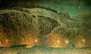 Nils Kreuger vinterkvall . china oil painting artist